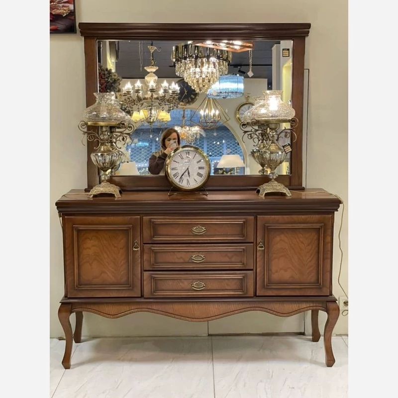 آینه کنسول مدل پاییزه فروش به صورت نقد و اقساط چوب راش گرجستان ضمانت 36 ماهه بسیار شیک و زیبا