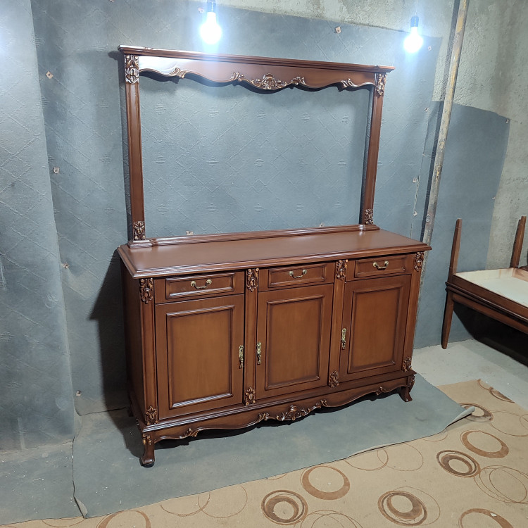 آینه کنسول دو گل منبتی فروش به صورت نقد و اقساط چوب راش گرجستان ضمانت 36 ماهه بسیار شیک و زیبا